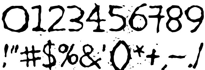 Hetkea Myohemmin Font OTHER CHARS