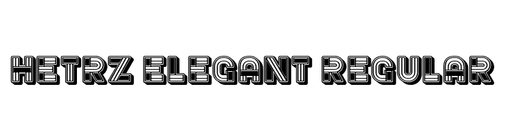 Hetrz Elegant Regular  नि: शुल्क फ़ॉन्ट्स डाउनलोड