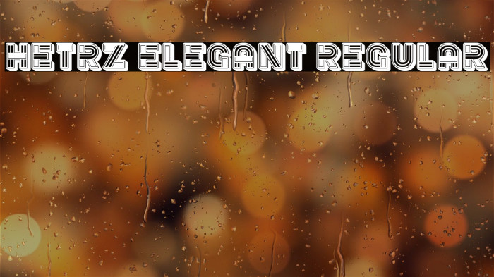 Hetrz Elegant Regular Example 3