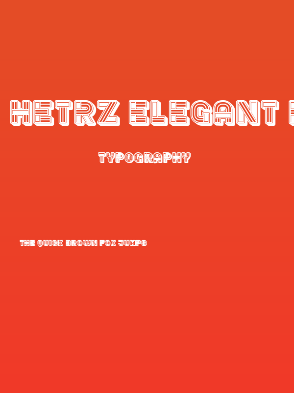 Hetrz Elegant Regular Poster