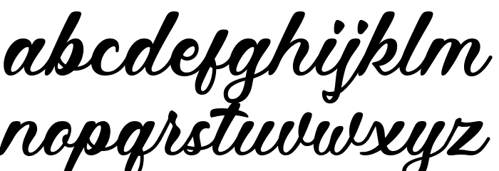 Hettas Font LOWERCASE