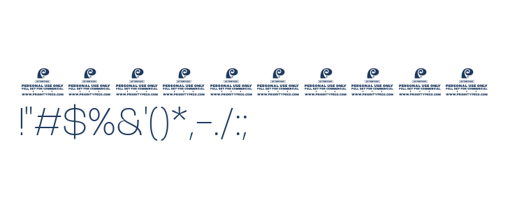 Heuvel Grotesk DEMO Extra Light Other Characters