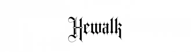 Hewalk  免费字体下载