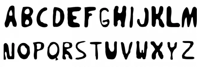 Hewter Hewtered Schriftart Groß