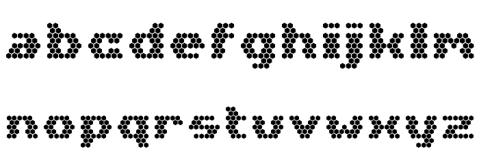 Hex Girlfriend Regular Font LOWERCASE