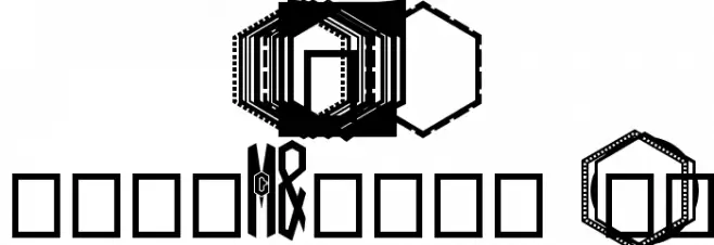 Hex monograms Font OTHER CHARS
