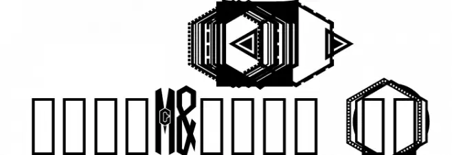 Hex monograms Font OTHER CHARS