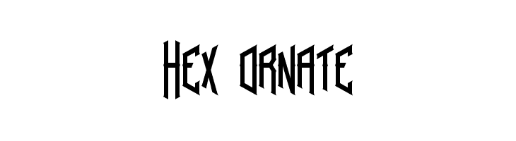Hex ornate  لخطوط تنزيل