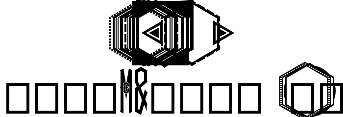 Hex ornate Font OTHER CHARS