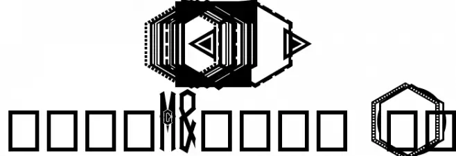 Hex ornate Font OTHER CHARS