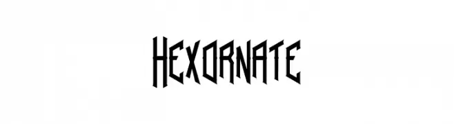Hex ornate  Frei Schriftart Herunterladen