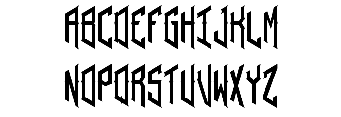 Hex ornate Font LOWERCASE