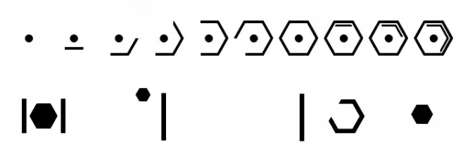 Hexacode Font OTHER CHARS