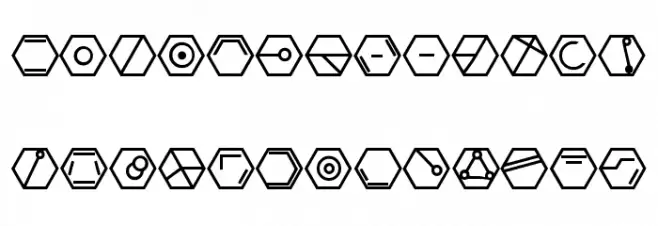 Hexacode Polices MAJUSCULES