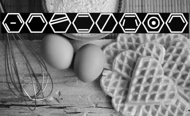 Hexacode Font examples