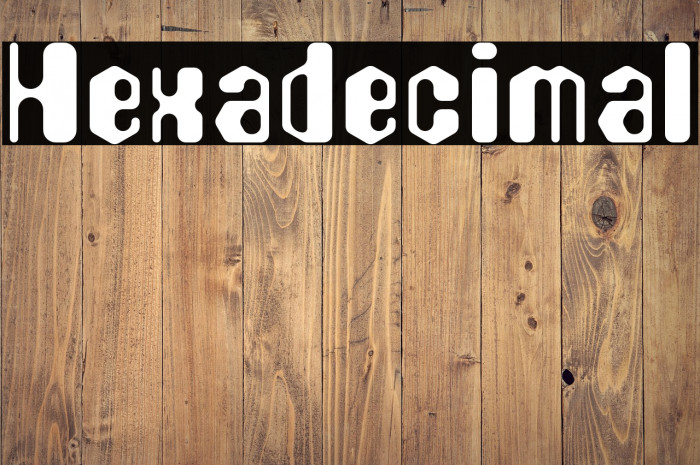 Hexadecimal Example 1