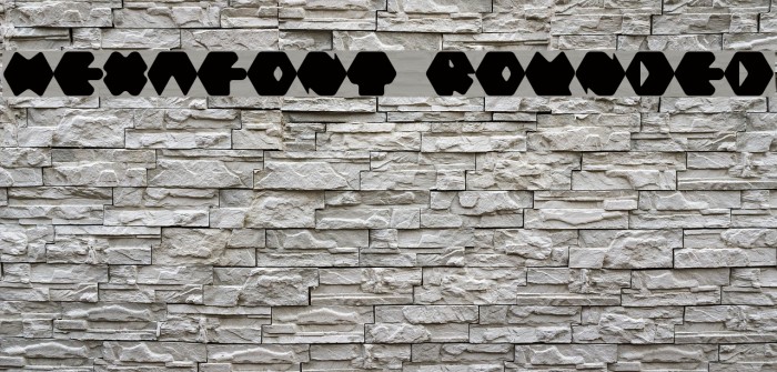 Hexafont Rounded Font examples