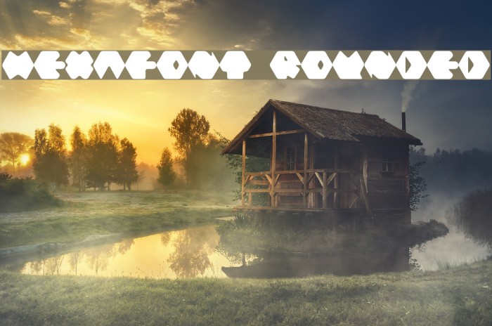 Hexafont Rounded Font examples