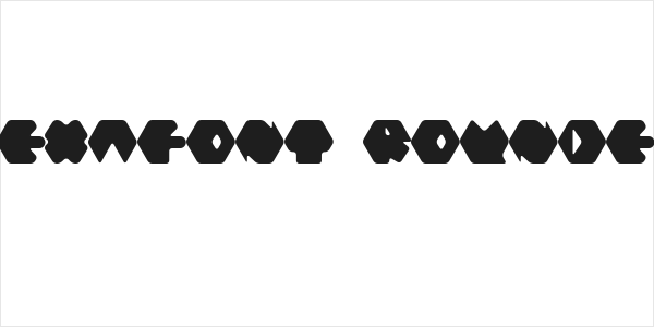 Hexafont Rounded Logo