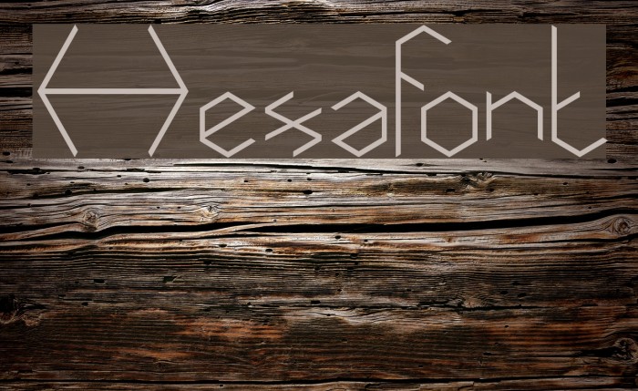 Hexafont Font examples