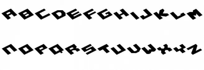 Hexagon Шрифта ВЕРХНИЙ