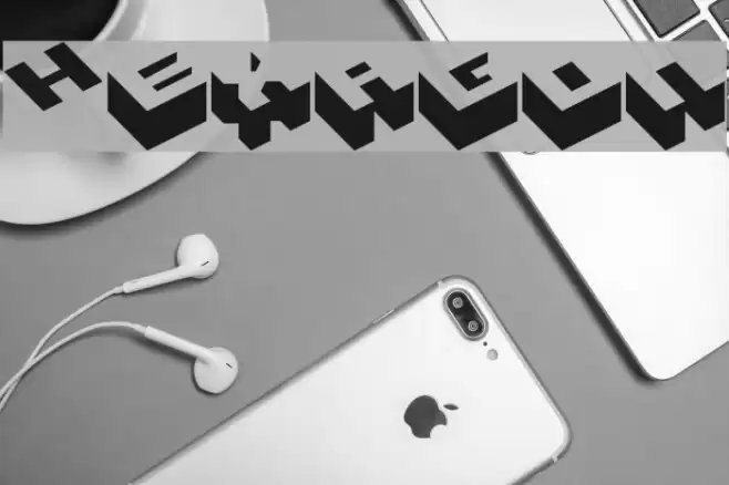 Hexagon Font examples