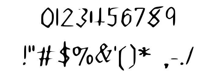 Hexagonal Delight Schoolhouse Medium Font OTHER CHARS