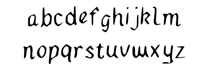 Hexagonal Delight Schoolhouse Medium Font LOWERCASE