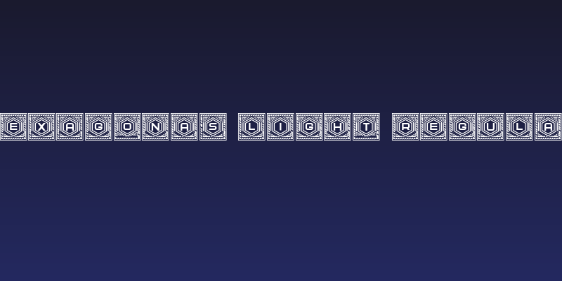 Hexagonas Light Regular Social Header