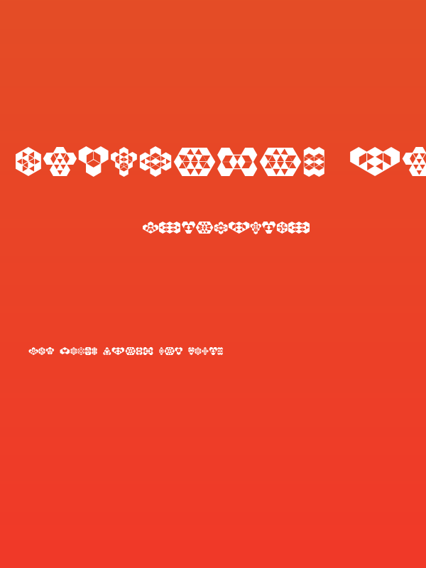 Hexagonos Regular Poster