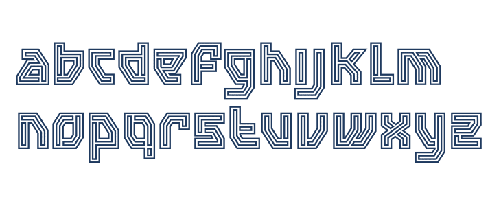 Hexaline Lowercase