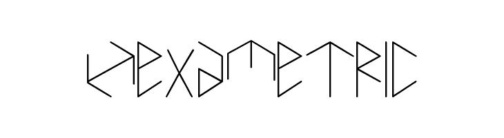 Hexametric  免费字体下载