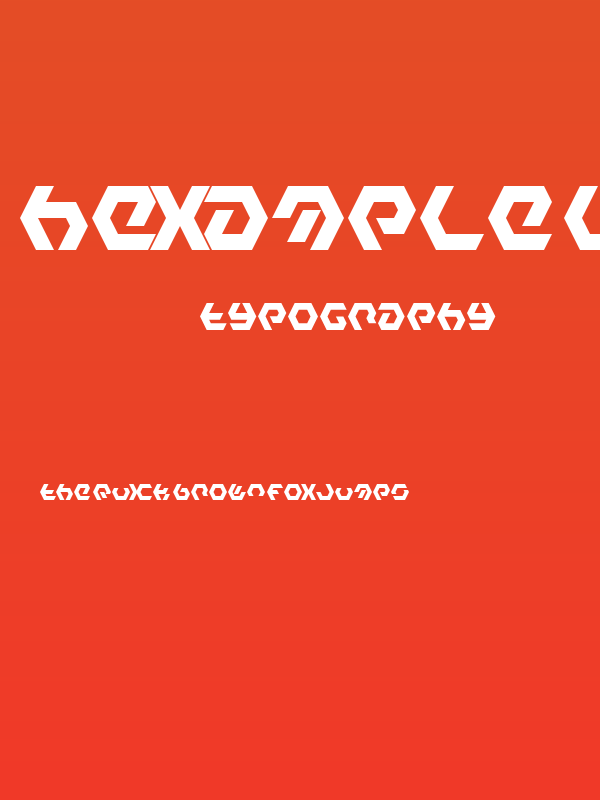 Hexample LDR Regular Poster