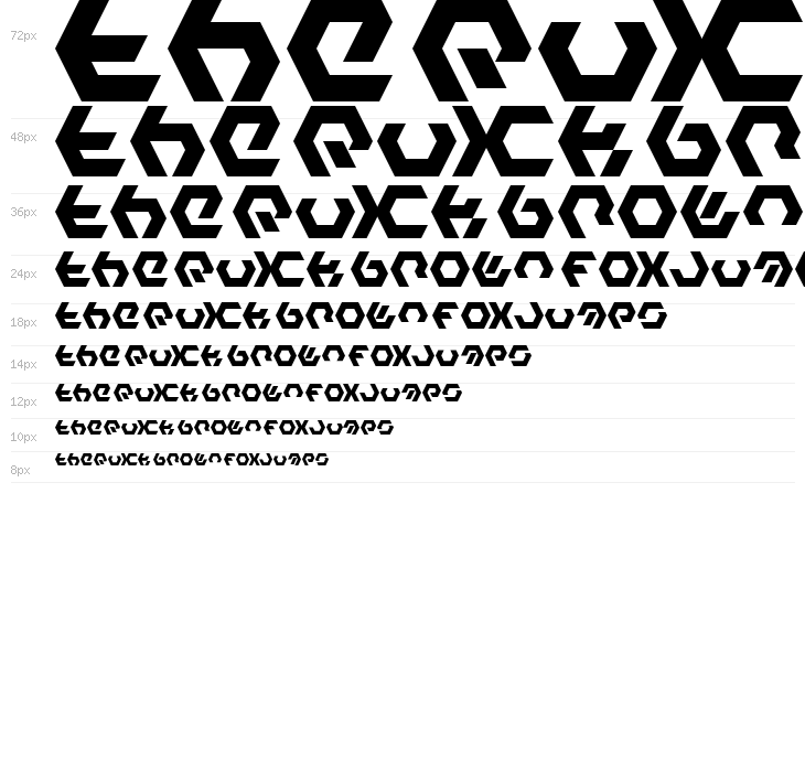 Hexample LDR Regular Waterfall