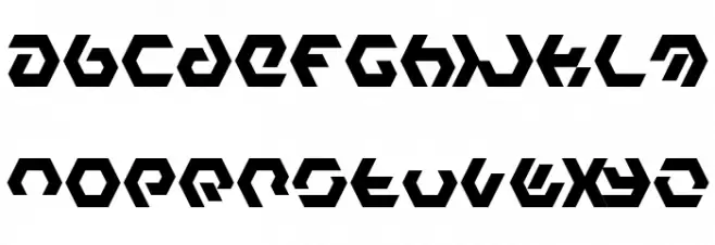 Hexample LDR Regular 字体 小写