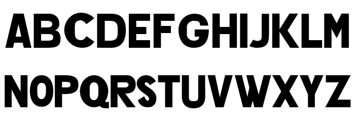 Hexanova Regular Font Litere mari