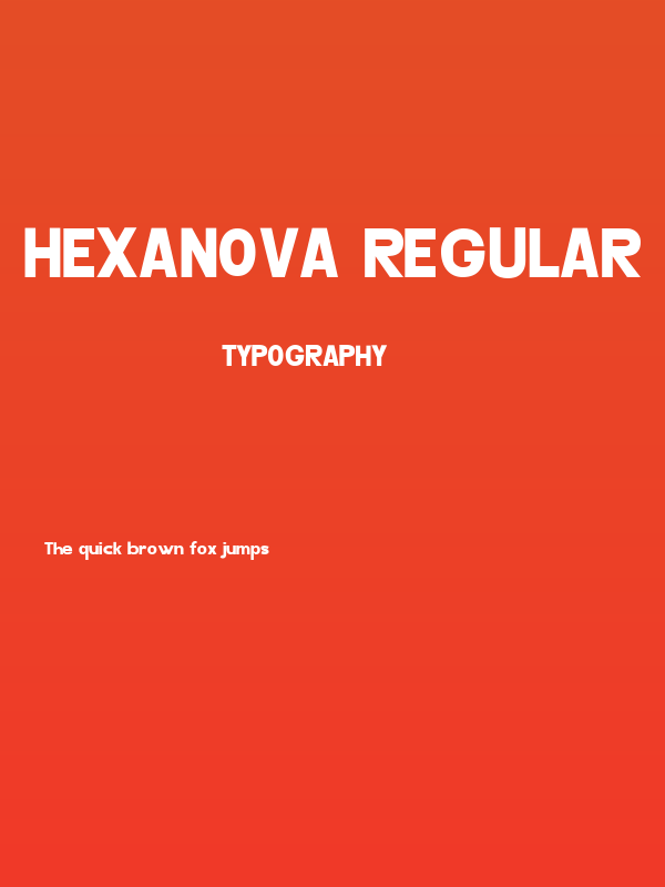 Hexanova Regular Poster
