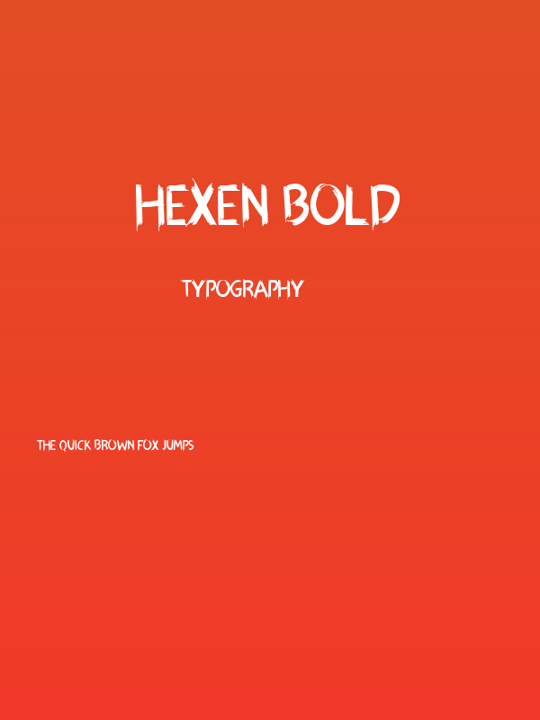 Hexen Bold Poster