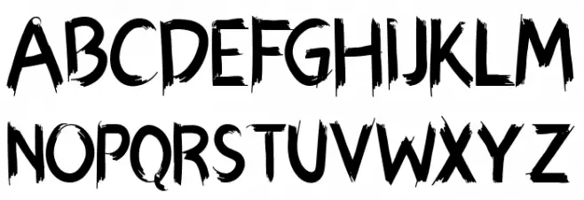 Hexen Bold フォント 小文字