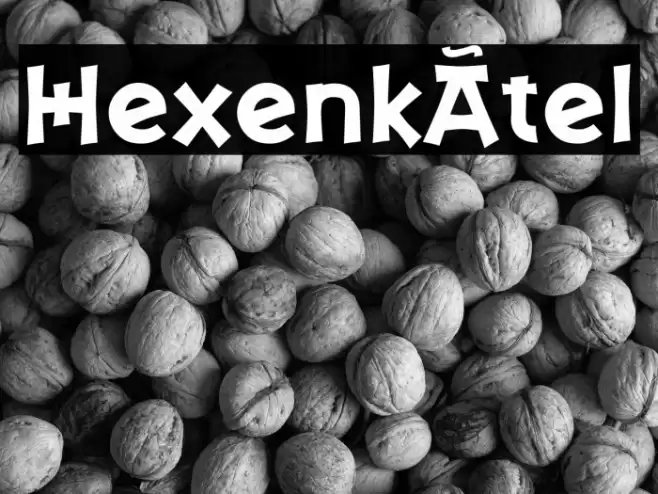 Hexenkötel Font examples