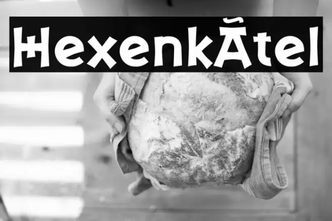Hexenkötel Font examples