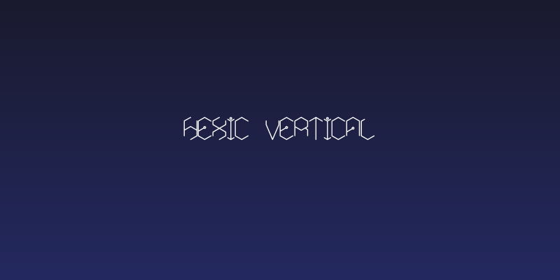 Hexic Vertical Social Header