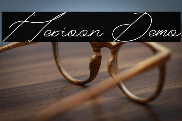 Hexioon Demo Font examples