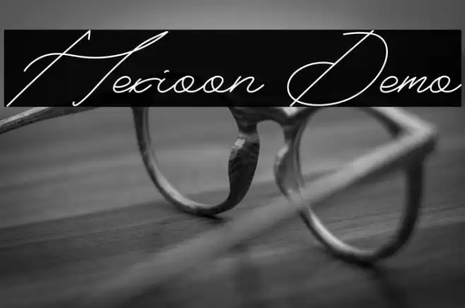 Hexioon Demo Schriftart examples