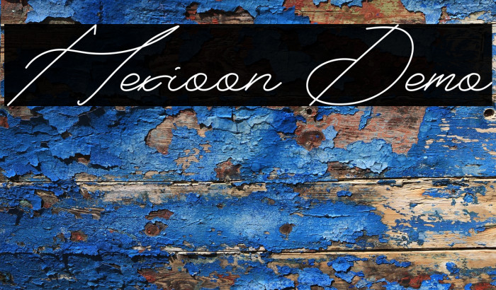 Hexioon Demo Font examples