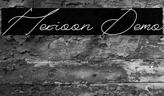 Hexioon Demo Schriftart examples