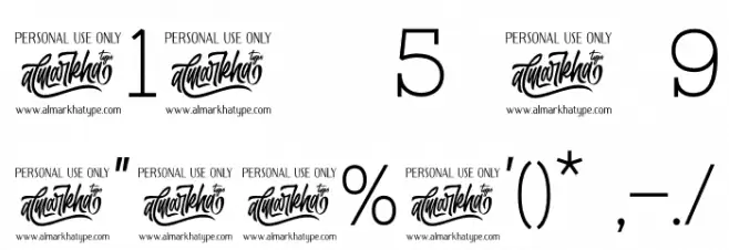 Hexore Font OTHER CHARS