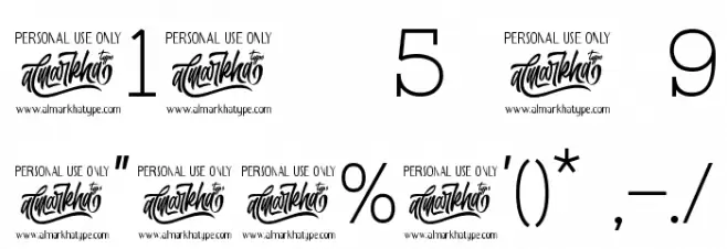 Hexore Font OTHER CHARS