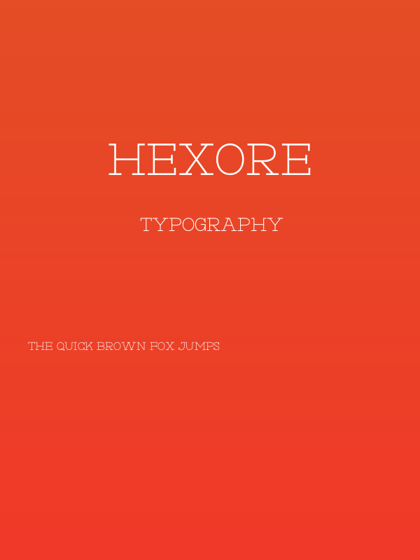 Hexore Poster