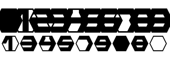 Hexotic LDR Regular Font OTHER CHARS